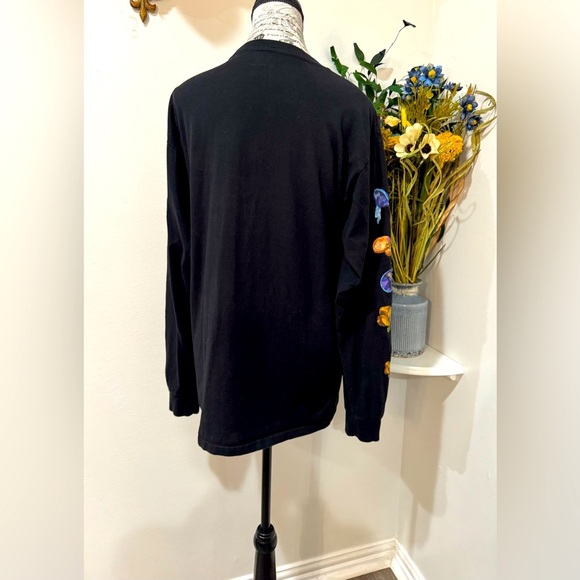 Vans Classic Fit Black Long Sleeve Men's Shirt size Medium/ skate sessions/ - Picture 3 of 6